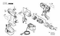 Bosch 0 601 952 5BE Gsb 12 Ve-2 Cordless Impact Drill 12 V / Eu Spare Parts